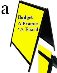 Budget Corflute Slide A-Frame - Jack Flash Signs